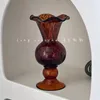 Vases Antique Glass Vase Decoration Senior Sense Home Ins Wind Tall Flower