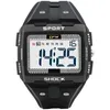 Wristwatches Sports Watches Big Dial Multifunction Watch Waterproof Digital Men Watch Sturdy Wrist Watch Mens Clock Reloj Hombre 24329