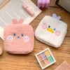 Storage Bags Cute Plush Sanitary Napkin Bag Women Tampon Pad Small Cosmetic Makeup Pouch Card Lipstick Organizer