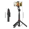 Selfie Monopods Cell Phone Wireless Selfie Stick Tripod Stand Holder Mount with Detachable Remote Stable Aluminum Alloy for Live Streaming Vlog 24329