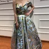 LG Turkish Arabic Blue Gold Gliter Formell Evening Prom Party Gown Dr Kaftan Abiye Gowns Dres Abendkleider 2023 BLA6486A Q2U2#