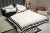 Conjuntos de cama tecido de lã, tamanho queen, impresso, capa de edredom, 2 fronhas, lençol, capa de edredom 6450288