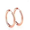 Hoop Earrings Stylish Men's And Women's Stainless Steel Personality Trend Coil Ear Buckle Women