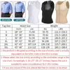 Uomo dimagrante Body Shaper Ginecomastia Camicie a compressione Controllo pancia Shapewear Petto Abs Slim Vest Vita Trainer Corsetto maschile 240323