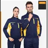 men work coveralls working uniform spring autumn patchwork welding suit auto repair workshop mechanic Working clothes set 4XL c0aj#