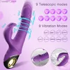 Outros itens de massagem 2022 Coelho Thrushing Vibração Automática Teleic G-Spot Clitóris Estimulador Feminino Adulto Masturbação Brinquedo Q240329