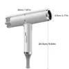 Hair Dryers Ionic Blow Hair Dryer Professional Hairdryer with Diffuser Powerful AC Motor 3 Temperature Electric Hair Dryers 240329