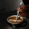 Stylo à café Latte en acier inoxydable, outil de Barista à point fantaisie pour Cappuccino expresso, décoration de la maison, accessoire Barista 240313