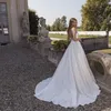 Sodigne Elegante raso 2023 Sposa Dres Collo quadrato Una linea di abiti da sposa Backl Sera Dr Donna per la cerimonia nuziale A6Ot #