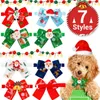 Hundehalsbänder, Heimtierbedarf, Weihnachten, Fliege, Katze, niedliches Schneemuster, verstellbares Halsband, dekorieren Sie Schal, Zubehör für kleine Hunde