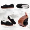 Yunpeng Chaussures de Kung Fu traditionnelles chinoises pour hommes, chaussures de Tai Chi à semelle TPR antidérapantes, noires