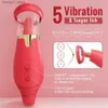 Other Massage Items Tongue suction vibrator for female licking labia vacuum stimulator oral and vaginal sex toys adult products Q240329