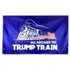 3x5 Polyester Printing Ft Flag American Election Support Trump Train Tank Banner S