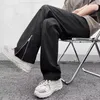 Männer Hosen LUZHEN Stilvolle High Street Wasserdichte Design Casual 2024 Frühling Mode Bein Split Gerade Hosen LZ2202