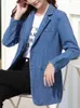 fi Denim Jacket Lapel Single Breasted Denim Jacket Lady Vintage Casual Pockets Solid Color Jean Blazer Spring Autumn Women w3Sv#