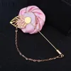 1pc Nuovo Wedding Boutniere Corsage per le donne degli uomini di seta Rose Butthole Pin Groomsmen Guest Party Prom Suit Accories Spille z1yf #