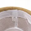 Simple Beach Hat Men Summer Panama Cap Casual Trilby Fedora Male Straw UV Protection Wide Brim Sombrero 240326