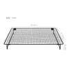 Baking Tools Non Stick Black Wire Grid Cooling Tray Cake Food Rack Oven Kitchen Pizza Bread Barbecue Cookie Biscuit Holder Shelf