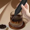 Pişirme Aletleri Elektrik Yumurta Çırpıcı 3 Hızlı Süt Çeyrek Taşınabilir USB/Pil Karıştırıcı Elle Tutulan Kahve Çırpma Ev Mutfak Gadgets Köpekler