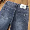 Primavera outono roupas coreanas magro retro harajuku fi casual designer denim 90s streetwear namorado azul calças jeans masculinas r9vi #