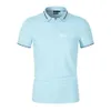 2024 Zomer Nieuwe Mannen Casual Korte Mouwen Polo Shirt Fashion Print Revers T-shirt Ademend Heren Shirt Mode Straat kleding