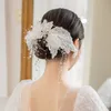 lace Sequins Crystal Tassel Princ Bridal Headwear Wedding Dr Fr Head Accories Decorati h3SA#