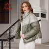 Astrid 2022 Cappotto da donna invernale Donna Parka Fi Giacca calda Casual Ctrast Cuciture a colori Allentato abbigliamento femminile Design n1Xm #