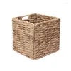 Laundry Bags Of 2 Handmade Twisted Wicker Baskets With Handles (Natural)