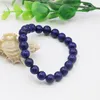 Strand 8/10/12mm Natural Blue Lapis Lazuli Round Beads Bracelets Glitter Stone Women's Jewelry Gifts Making/design