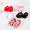 First Walkers Spring Autumn Baby Girls Princess Shoes Born Infant Contrasting Colors Rose Decoration Prewalkers