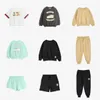 Kinder Kleidung Set 2024 Frühling Sommer MR Marke Jungen Mädchen Sweatshirt Hosen Ins Baby Baumwolle Sport Top Hosen Kinder T-shirt 240318