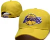 Los Angeles "Lakers''Ball Caps 2023-24 unisex luxe mode katoen Champions baseball cap snapback hoed mannen vrouwen zonnehoed borduurwerk lente zomer cap groothandel a6
