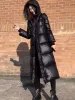2023 invierno negro mujeres con capucha parkas x-lg chaquetas casual grueso cálido abrigo a prueba de viento femenino outwear streetwear oversize 4xl e1fn #