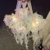 New Color DIY Lamp Mermaid Parti Jellyfish Light Lantern Girls Happy Under The Sea Theme Birthday Party Decor