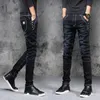 Nouveaux jeans pour hommes de luxe coréen Fi 2024 Automne et printemps Designer Streetwears Boyfriend Denim Jeans Pantalons Slim Casual pour hommes b5Vh #