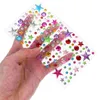 Storage Bottles 10 Sheets Craft Stick On Gems Acrylic Crafts Adhesive Sticker Jewels For Makeup ( Mixed Style)