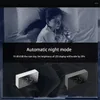 Uhren Zubehör LED Multifunktionale Spiegeluhr Digital Alarm Snooze Anzeige Zeit Nacht LCD Licht Desktop USB 5V/Keine Batterie Home Decor