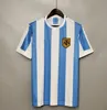 1978 1986 1998 Argentinas Retro Soccer jersey Maradona 1996 2000 2001 2006 2010 Kempes Batistuta Riquelme HIGUAIN KUN AGUERO CANIGGIA AIMAR Football Shirts