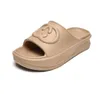 Pantoufles Hommes Diapositives Chaussures Sandales D'été Plage Slide Designer Plat G Grille Motif Imprimer Avatar Tongs Baskets Taille 39-46