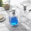 Förvaringsflaskor 320 ml hand sanitizer flaska schampo duschgel burk badrum tillbehör tvål dispenser transparent glas lotion