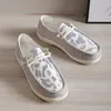 Casual Shoes Mid Heel Microfiber Comfortable Sneakers Slip-on Adult 2024 Brand Women's Mixed Colors Sewing Vulcanize