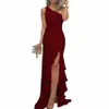 Femme Soirée Formelle Mariage Dr LG Party Casual Summer Ocn Doux Élégant Sexy Maxi Luxe Night Club Dres pour les femmes g7du #