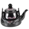 Ensemble de vaisselle en émail toapot toveetop teakettle eau pour café émaillé rétro vous pouvez petit