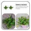 Dekorativa blommor 2 datorer Flower Wedding Home Plant Simulated Decorations Artificial Plastic For St Patrick's Day Fake Party