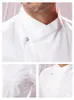 men's Chef Jacket Restaurant Breathable Cook Clothes Cafeteria Uniform Hotel Kitchen Coat Bakery Coffee Shop Waiter Work Shirt 01nz#