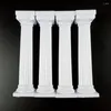 Baking Moulds 4Pcs/Set White Roman Column Grecian Pillars Cake Stand Fondant Support Mold Decor Wedding Decoration Tools