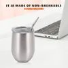 Tazze Yerba Mate Zucca Tazza da tè Set 12 Oz Acqua per caffè in acciaio inossidabile a doppia parete con coperchio 2 Bombillas Cannucce SpoonBrush Vendita al dettaglio