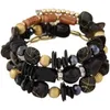 0603 Bracelet broken stone pine stone shell beads multi layer winding Bracelet