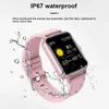 Relógios de pulso H5 Smart Watch Taxa de Pressão Arterial Esportes Saúde com 24 Horas Monitoramento de Temperatura Pulseira Coração e Beleza Mulheres Assista Novo 24329
