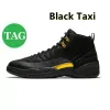 12 Taxi vermelho 11s gratidão cereja brilhante laranja 12s masculino Basquete de basquete vôo dof campo Purple Black Stealth Hyper Royal 11 napolitano criado Corco x1nn#